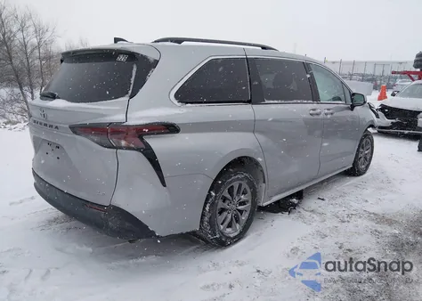 2025 Toyota Sienna Le from USA, damaged, VIN 5TDKRKEC8SS247750